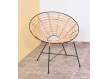 Sillon Redondo Salon o Jardin Actual Forja Rattan Serie Anisas