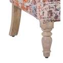 Sofa 2 Plazas Tapizado Naranja azul Crema Serie Derial Sofa 2 Plazas Tapizado Naranja azul Crema Serie Derial