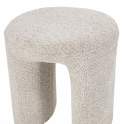 Taburete Actual Tapizado Rizo Suave Beige Serie Adestis Taburete Actual Tapizado Rizo Suave Beige Serie Adestis