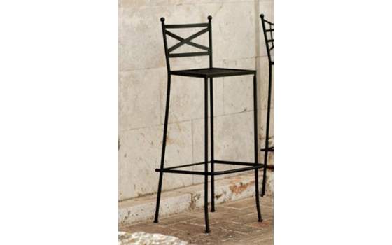 Taburete Forja Monaco Con Cojin Taburete Forja Monaco Con Cojin