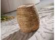 Taburete Puff Artesanal de Fibra Natural en Abaca Taburete Puff Artesanal de Fibra Natural en Abaca