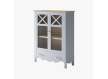 Vitrina Baja Provenzal 2 Puertas 1 Cajon Blanco Praga Vitrina Baja Provenzal 2 Puertas 1 Cajon Blanco Praga
