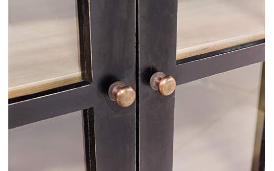 Vitrina Bicolor 4 Puertas 3 Cajones Estilo Provenzal Siena Vitrina Bicolor 4 Puertas 3 Cajones Estilo Provenzal Siena