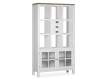 Vitrina Estanteria Blanco Nogal 3 Cajones 2 Puertas Everest Vitrina Estanteria Blanco Nogal 3 Cajones 2 Puertas Everest